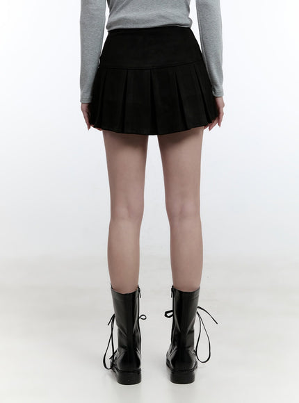 pleated-suede-mini-skirt-cj520