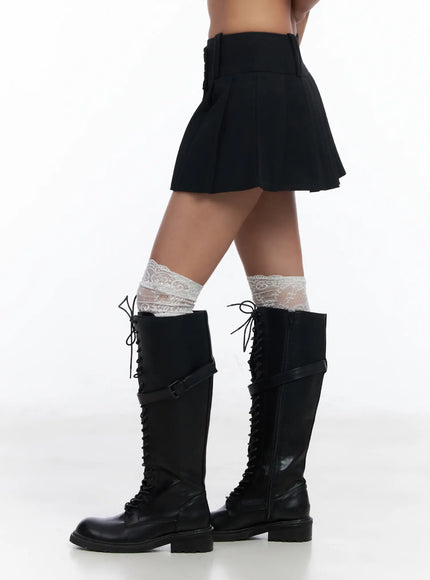 pleated-button-mini-skirt-cm520