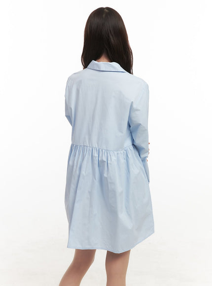 a-line-shirt-collar-dress-cj515