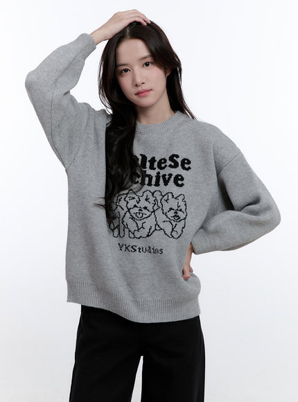 puppy-graphic-print-sweater-on418