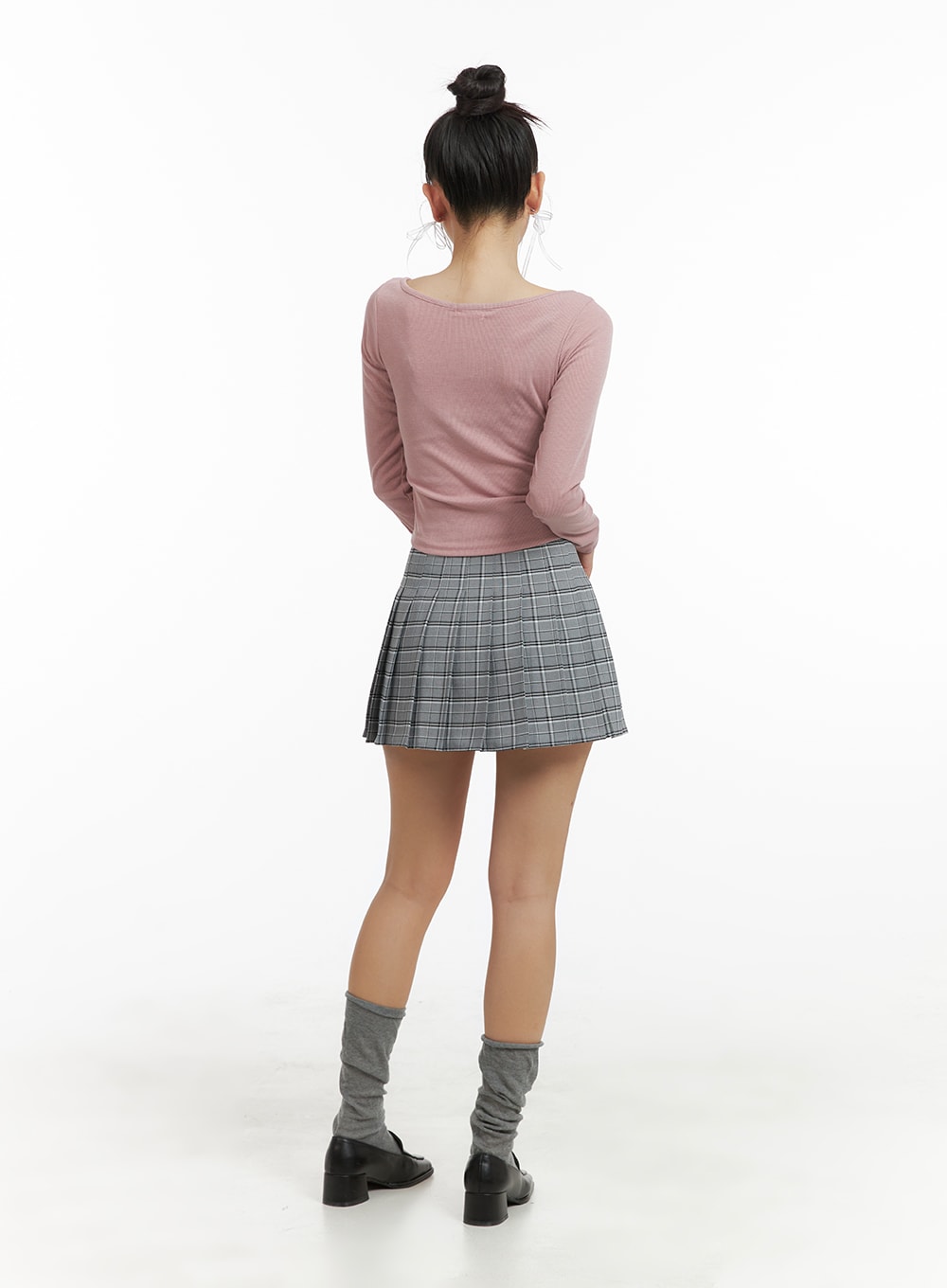 pleated-checkered-mini-skirt-om429