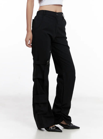 utility-buckle-flare-pants-cl518