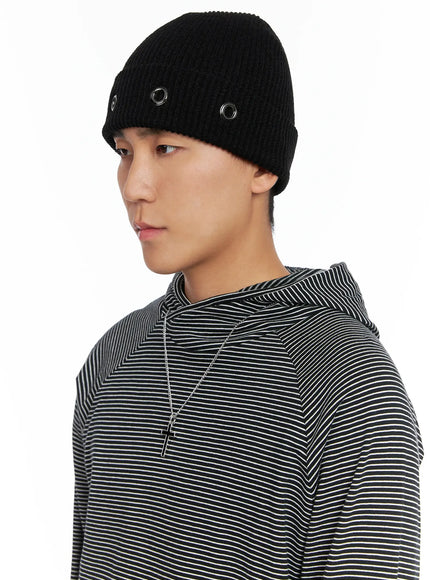 mens-ribbed-eyelet-beanie-is502
