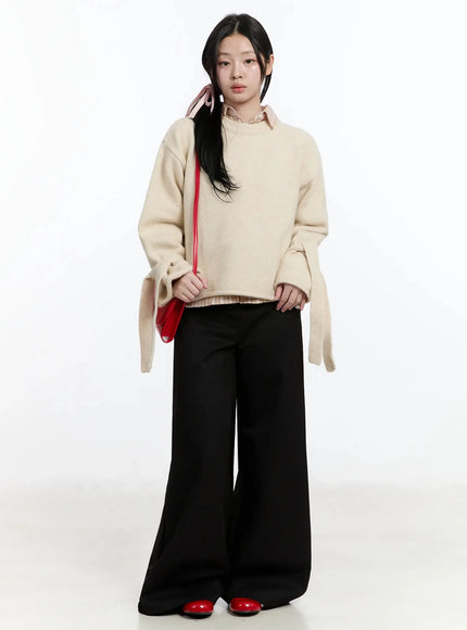 ribbon-sleeve-knit-sweater-im513