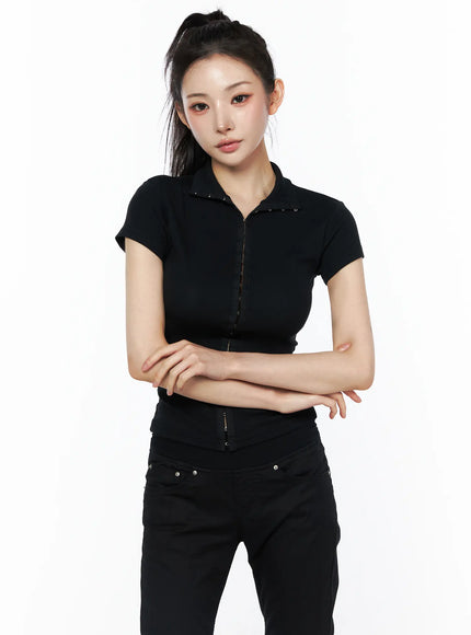 slim-fit-hook-collar-tee-cu511