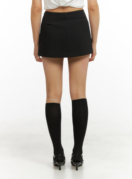 basic-slit-mini-skorts-cy417