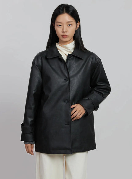 matte-faux-leather-half-jacket-id504