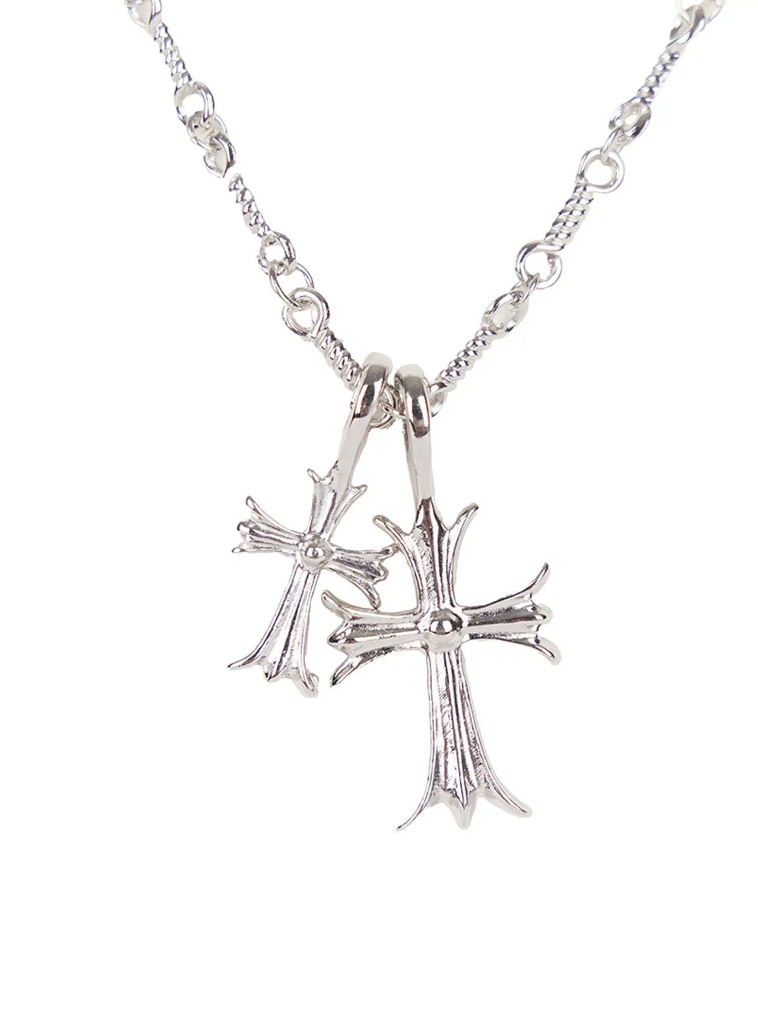 double-cross-chain-necklace-cl530