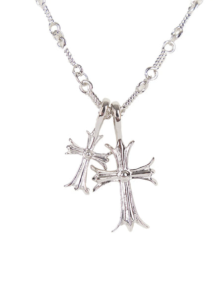 double-cross-chain-necklace-cl530
