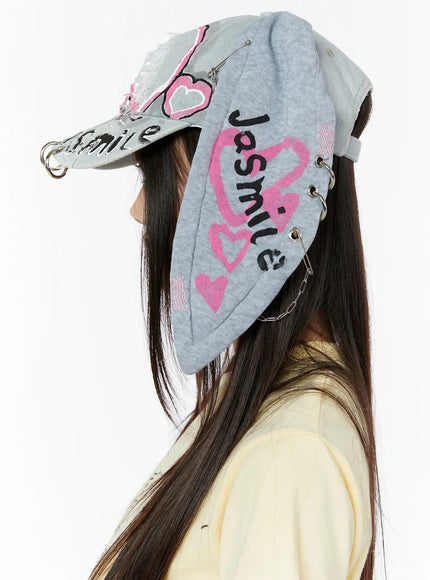 graphic-painted-ear-flap-hat-cu515