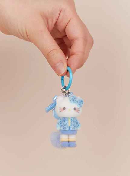 mini-cute-cat-keyring-im527 / Blue