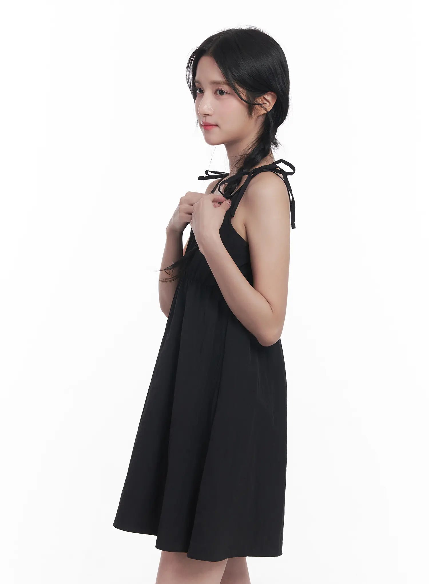 flared-ribbon-tie-mini-dress-cu525