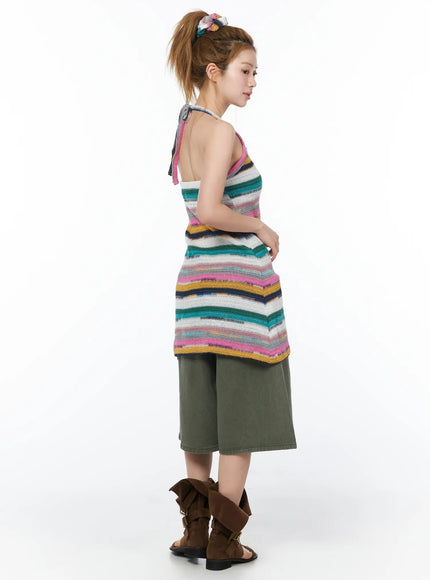 striped-halter-knit-mini-dress-cy506