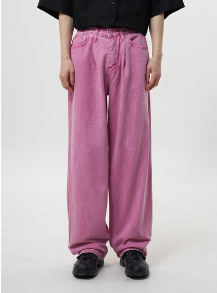 Wide Pink Pants Unisex CY319