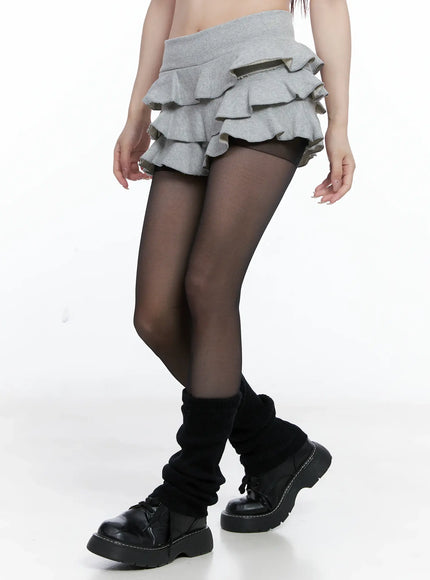 frill-layered-mini-skirt-cs501