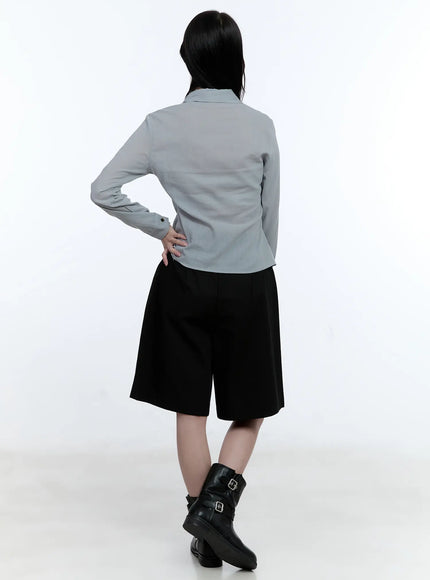 collared-shirred-blouse-cg513