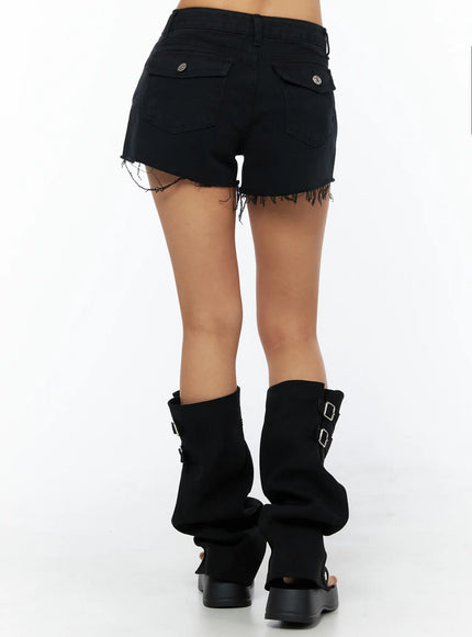 frayed-hem-low-rise-shorts-cu518