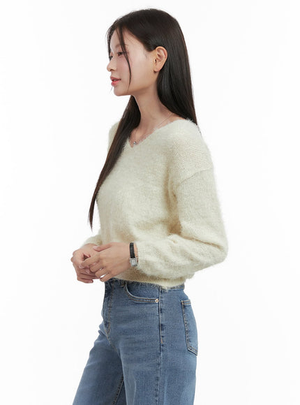 fuzzy-v-neck-knit-sweater-og419