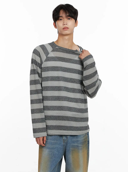 mens-striped-snap-button-long-sleeve-shirt-io516
