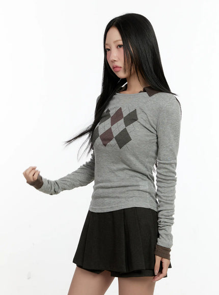 argyle-pattern-long-sleeve-tee-cn505