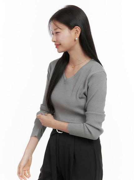 warm-v-neck-solid-sweater-os411