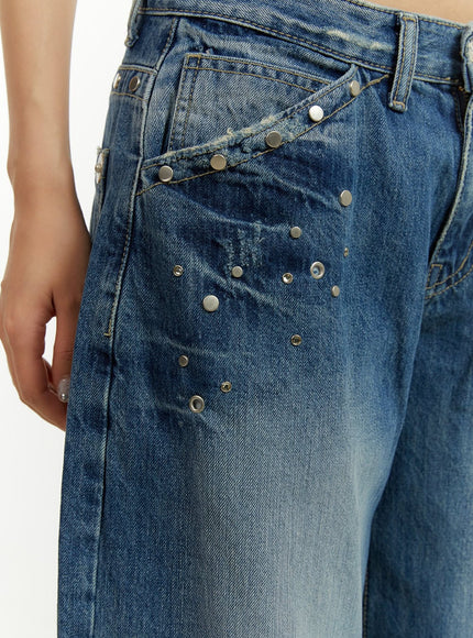 studded-low-rise-baggy-jeans-cy409