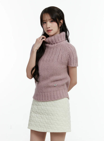 short-sleeve-turtleneck-knit-top-cd523