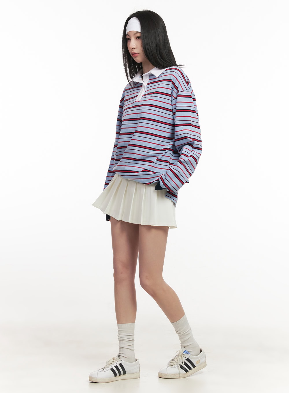 oversized-striped-long-sleeve-polo-shirt-cf514