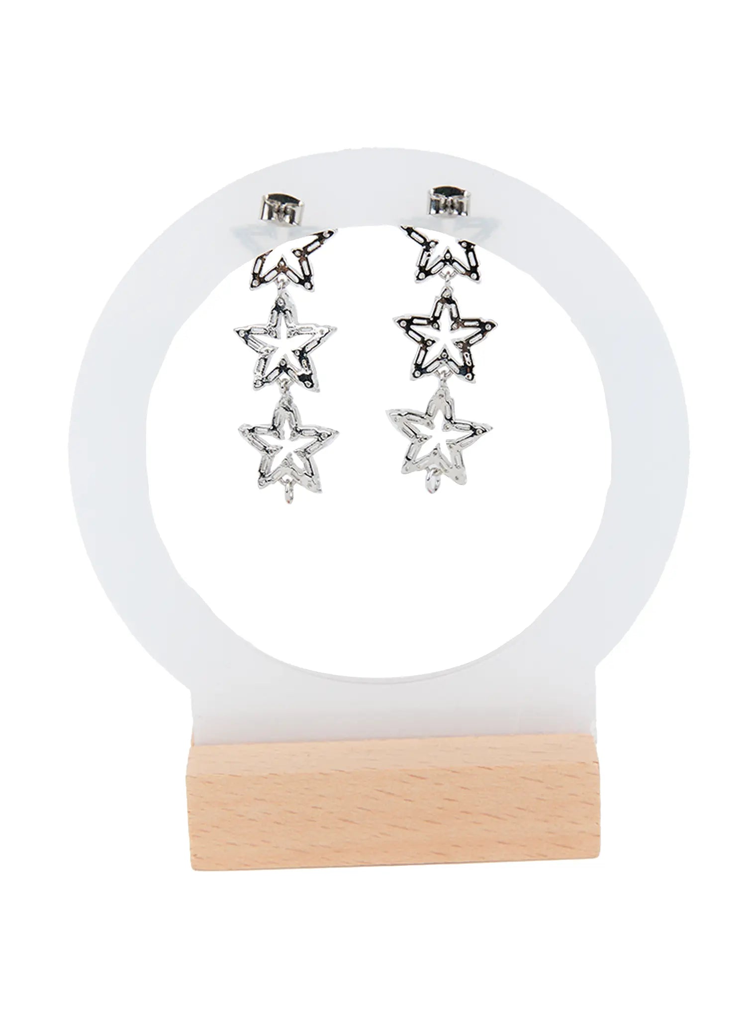triple-star-cubic-earrings-cc0608