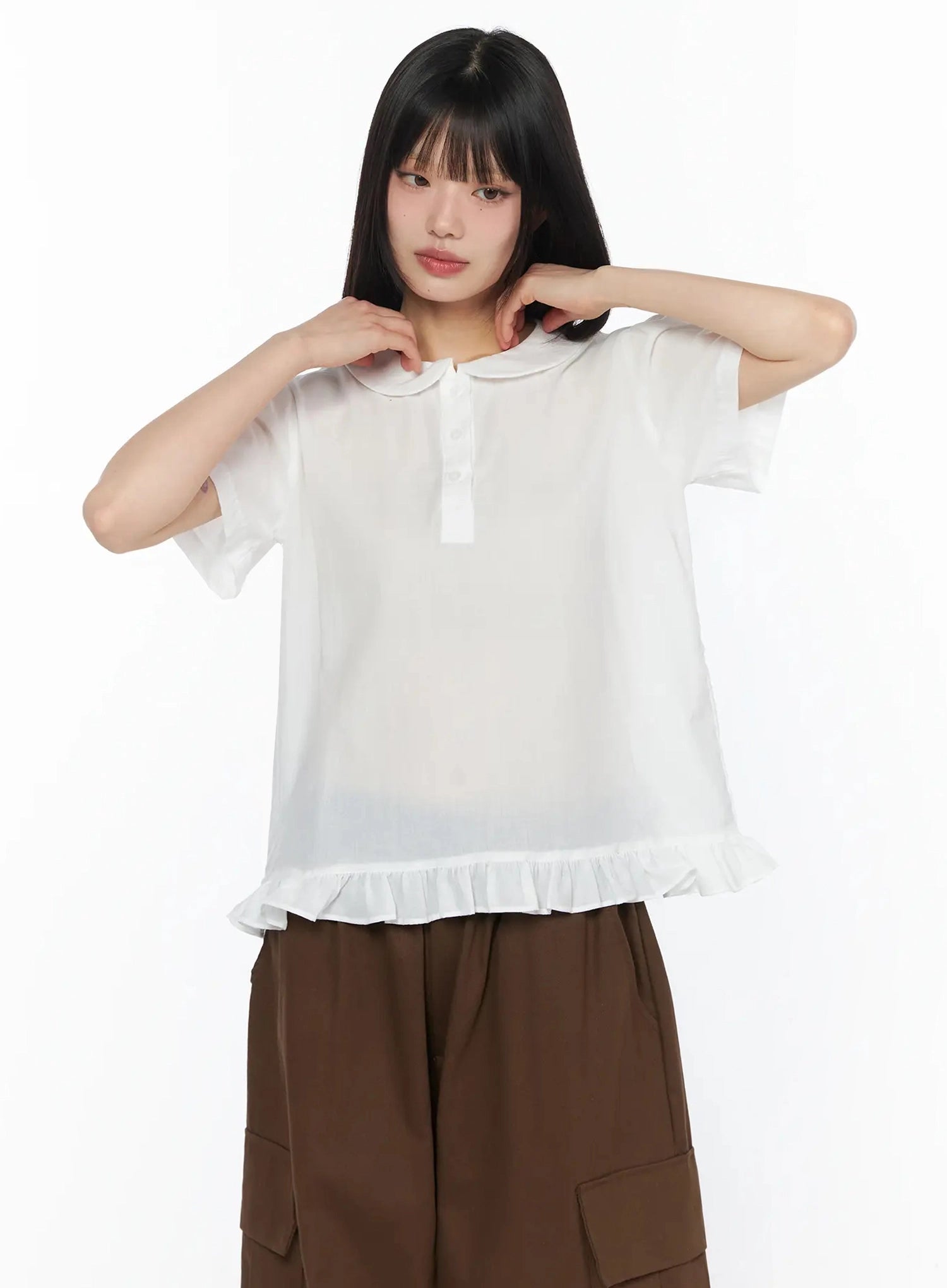 frilled-puff-collar-blouse-iy526