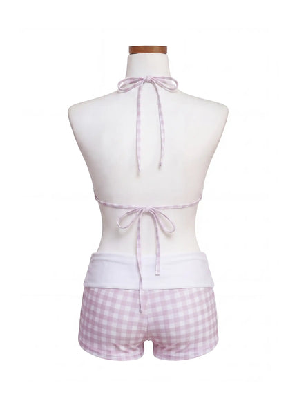 gingham-foldover-short-bikini-set-iy514