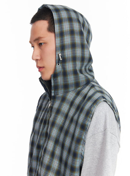 mens-sleeveless-plaid-vest-iu512