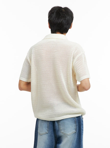 mens-mesh-knit-collared-top-ia402