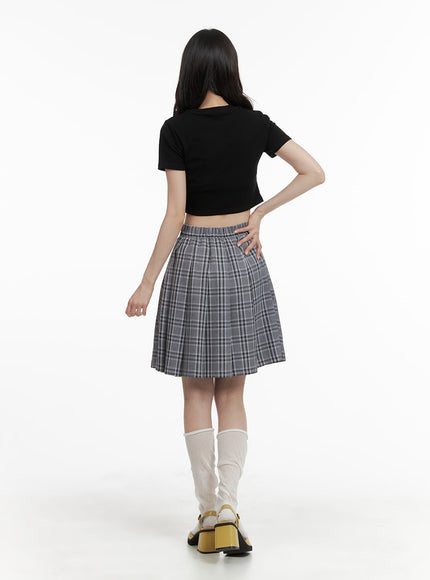 checkered-pleated-midi-skirt-om421