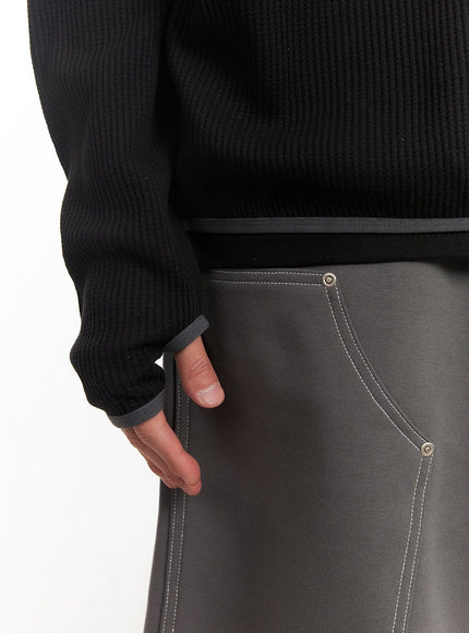 mens-half-zip-waffle-knit-hoodie-im519