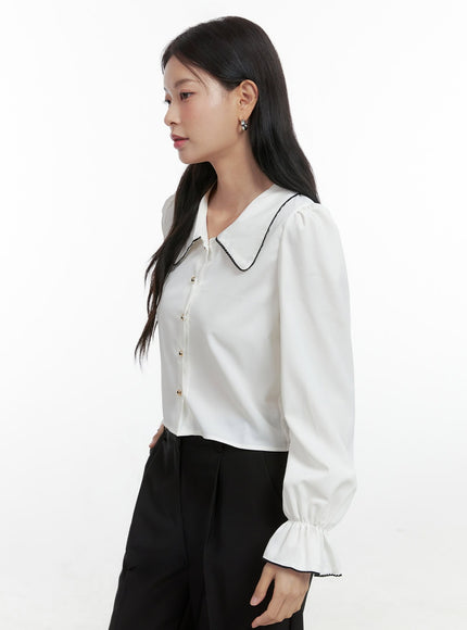 fluttering-frill-buttoned-blouse-os423