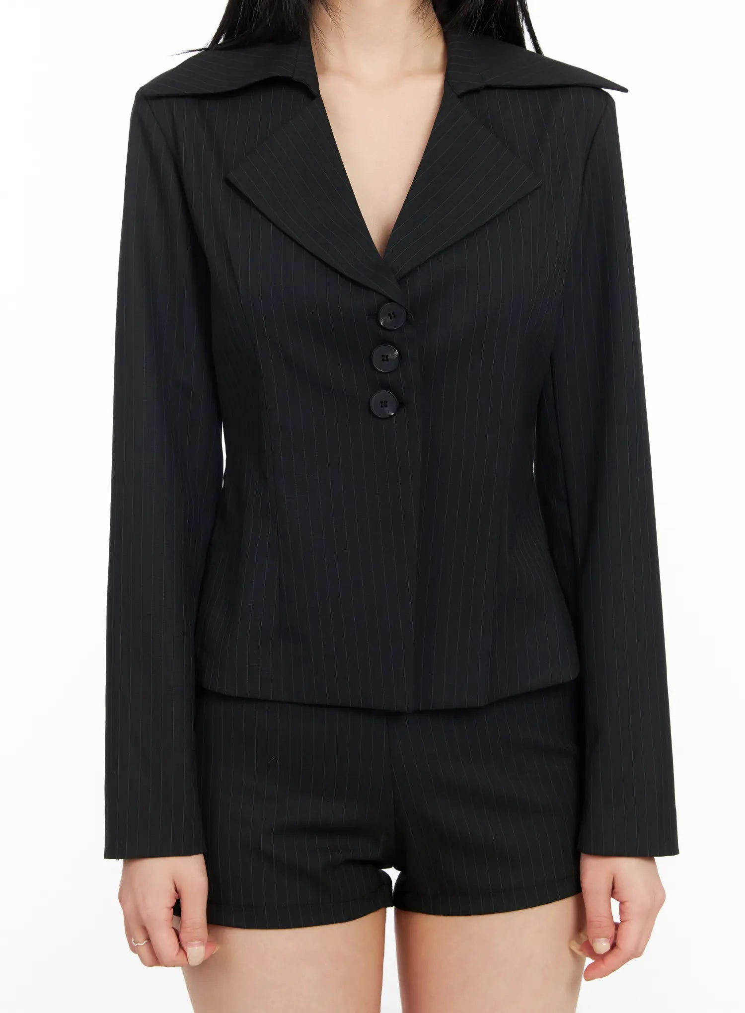chic-striped-tailored-blazer-jacket-cm517