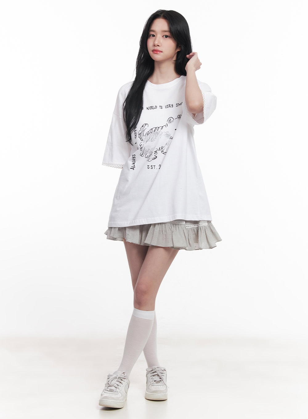 frill-lace-flare-mini-skirt-cy526