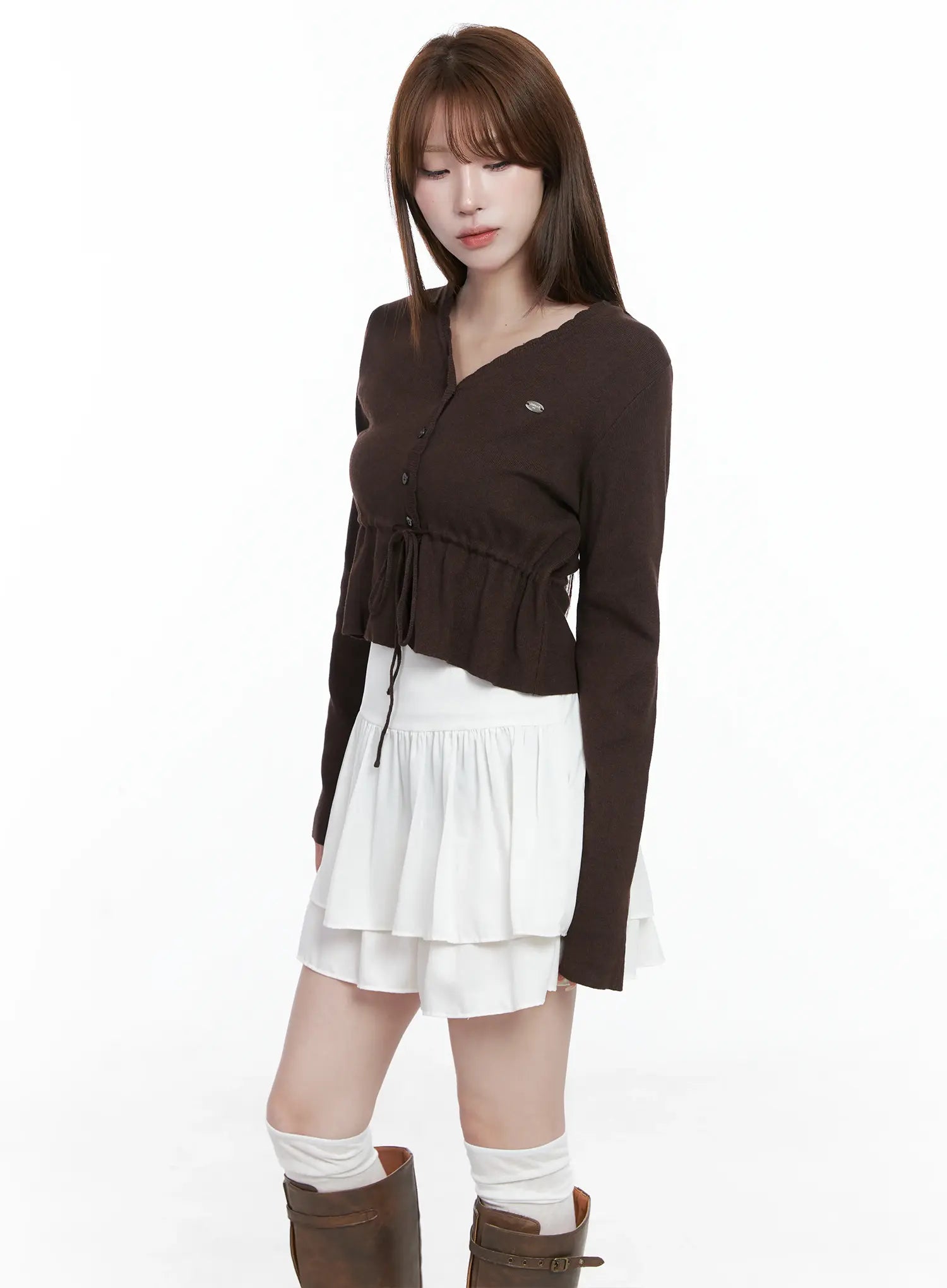 v-neck-lace-strap-cardigan-cs501
