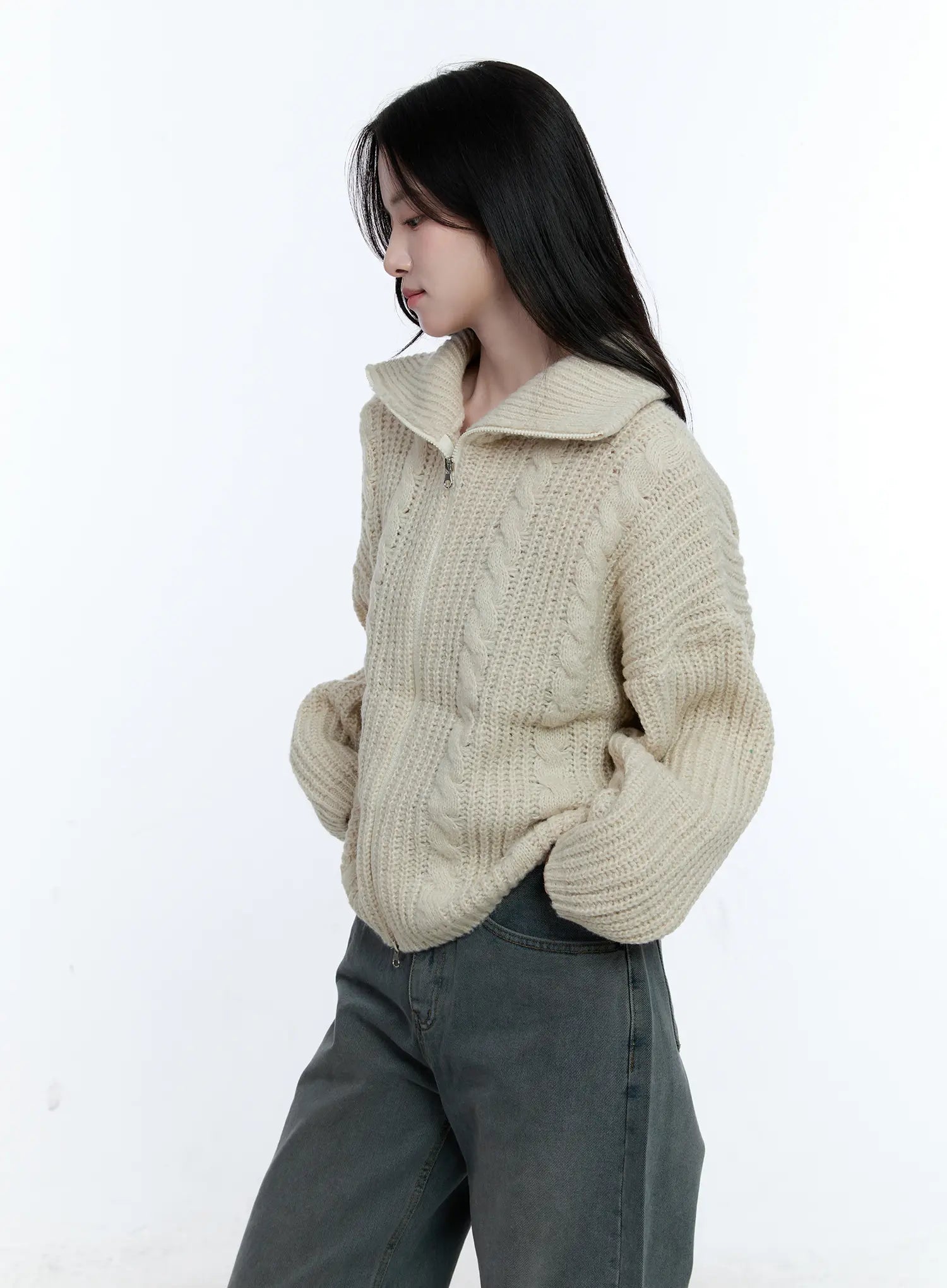 cable-knit-double-zip-sweater-cg512