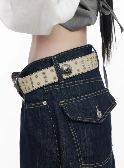 Vintage Cowgirl Buckle Belt CF525