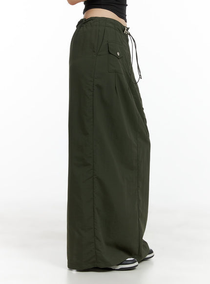 nylon-pocket-maxi-skirt-cl422