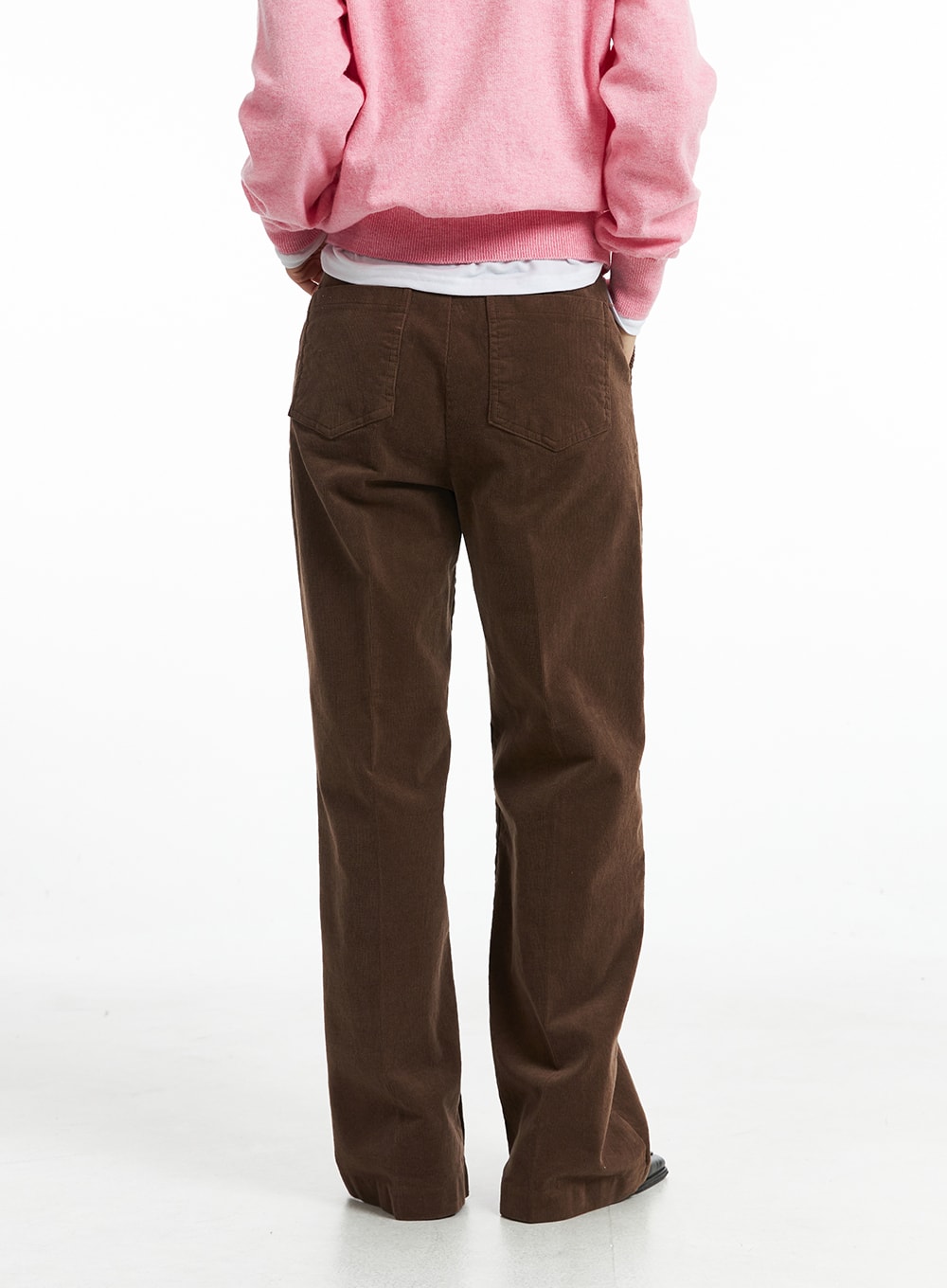 Working the 'Fit Light Brown Corduroy Straight Leg Pants