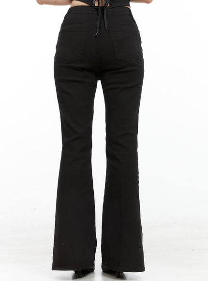 solid-slim-bootcut-pants-cg409