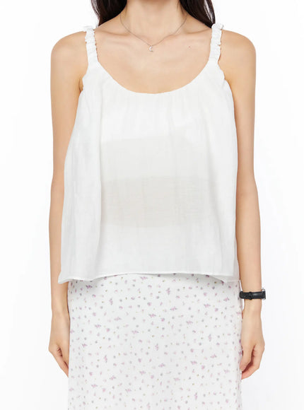 ruffle-strap-sheet-sleeveless-top-cu522