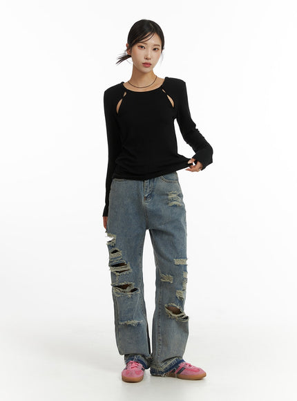 ribbed-straight-leg-denim-jeans-cj431