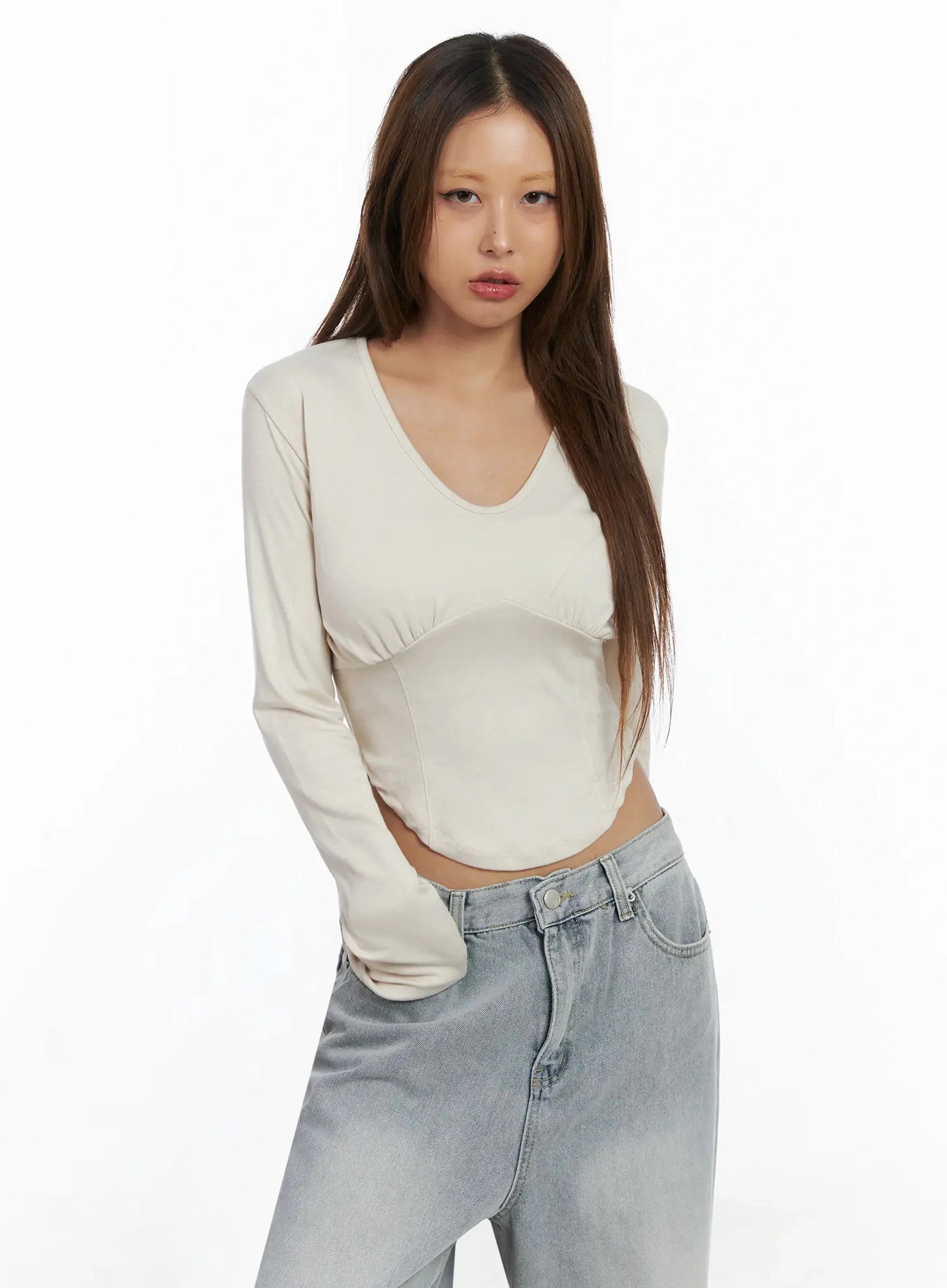 ruched-crop-top-in528
