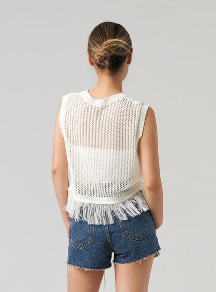 mesh-fringe-vest-cl305