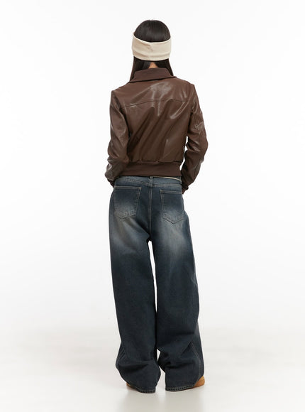 long-sleeve-faux-leather-zip-jacket-cd409