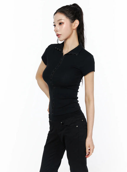 slim-fit-hook-collar-tee-cu511